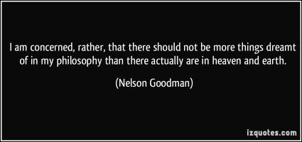 Nelson Goodman's quote #1