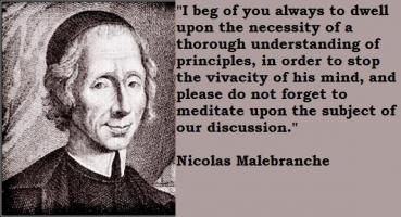 Nicolas Malebranche's quote