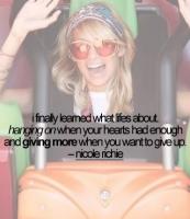 Nicole Richie's quote