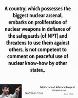 Nuclear Arsenals quote #2