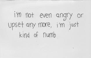 Numb quote #1