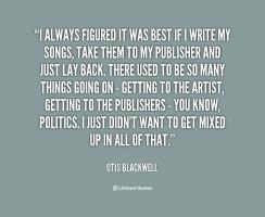 Otis Blackwell's quote #7