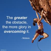 Overcoming Obstacles quote #1