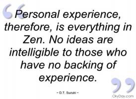 Personal Experience quote #2