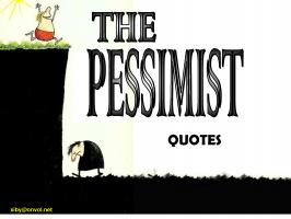 Pessimists quote #1
