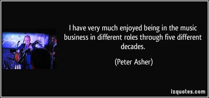 Peter Asher's quote