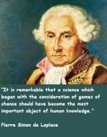 Pierre Laplace's quote #1