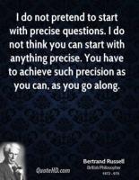 Precision quote #3