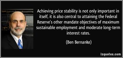 Price Stability quote #2