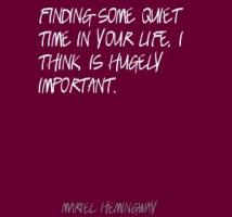 Quiet Time quote #2