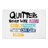 Quitters quote #2