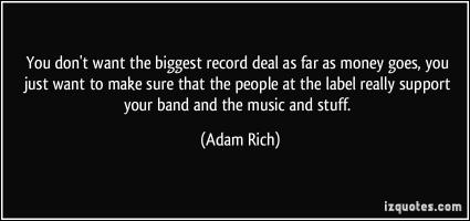 Record Deal quote #2