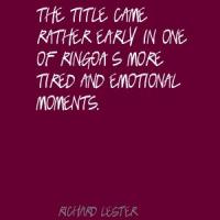 Richard Lester's quote #2