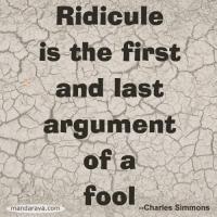 Ridicule quote #3