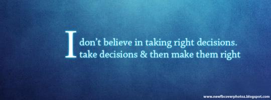 Right Decision quote #2