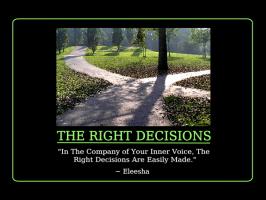 Right Decisions quote #2