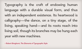 Robert Bringhurst's quote #1