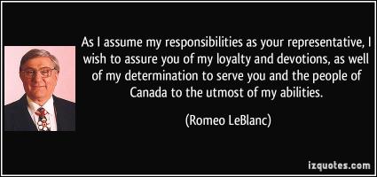 Romeo LeBlanc's quote #5