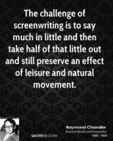 Screenwriting quote #2