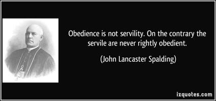 Servility quote #1