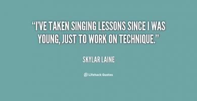 Singing Lessons quote #2