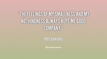 Smallness quote #1