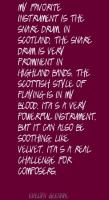 Snare Drum quote #2