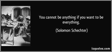 Solomon Schechter's quote #1