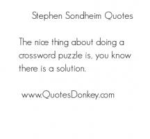 Sondheim quote #1