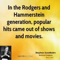 Sondheim quote #1