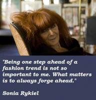 Sonia Rykiel's quote