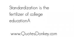 Standardization quote #2