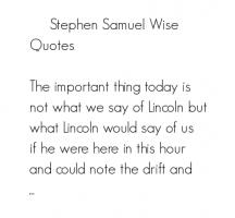 Stephen Samuel Wise's quote #1
