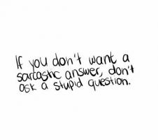 Stupid Questions quote #2