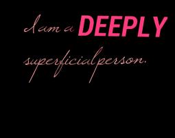 Superficial quote #2