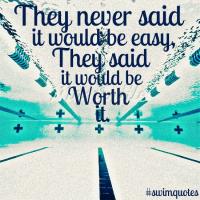 Swimmer quote #1