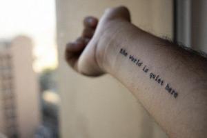 Tattooed quote #2