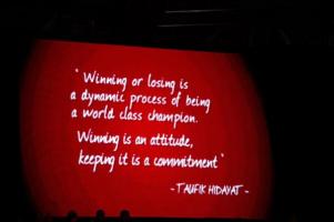 Taufik Hidayat's quote #1
