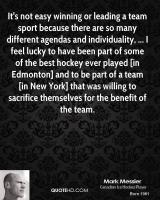 Team Sports quote #2