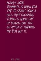 Teammate quote #1