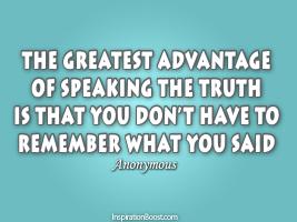 Telling The Truth quote #2