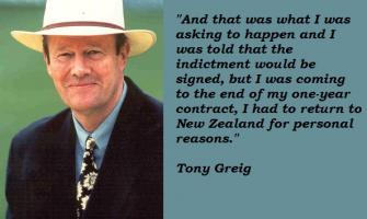 Tony Greig's quote