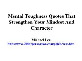 Toughness quote #3