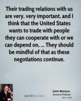 Trade Relations quote #2