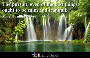 Tranquillity quote #2