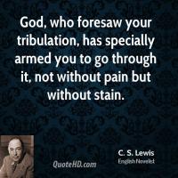Tribulation quote #2
