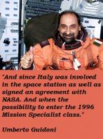 Umberto Guidoni's quote