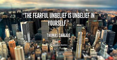 Unbelief quote #1