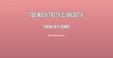 Uncouth quote #2