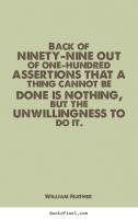 Unwillingness quote #2